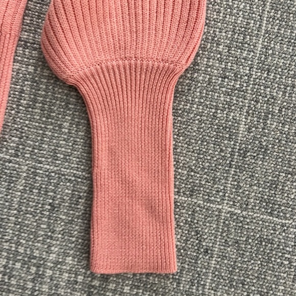 New, JOIE, sweater, puff shoulders, ribbed, knit, size small - Picture 3 of 5